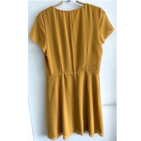 Wilfred Mustard Yellow Dress Sz 10 - Picture 2 of 8